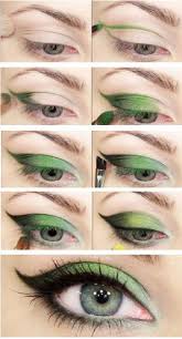 how to do green eye makeup styles at life
