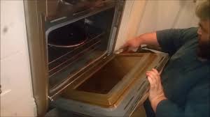 kitchen aid oven door reinstall after