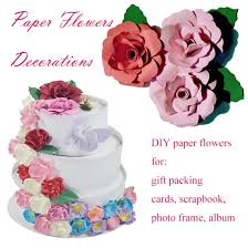 3d decoration paper flower diy handmade