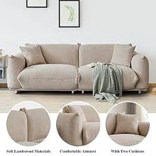 Funkeen Modern Sofa Couch Comfy Lambs