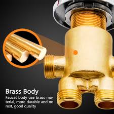 The result is that the water temperature which flows from your shower head is perfectly stable. Vagsure 1set Hot And Cold Water Copper Massage Bathtub Faucet Bathroom Shower Cabin Faucet Mixer Shower Room Mixing Valve Tap Bathtub Faucets Aliexpress