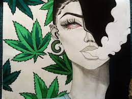 Smoking weed drawing ideas weed. 25 Best Looking For Trippy Girl Smoking Weed Drawing Barnes Family
