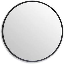 Round Wall Mirror 24 Metal Framed