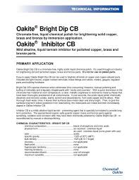 bright dip cb oakiteÂ inhibitor cb