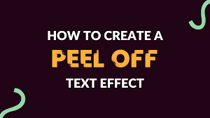 how to create a l off text effect in
