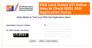 pan card status by pan name