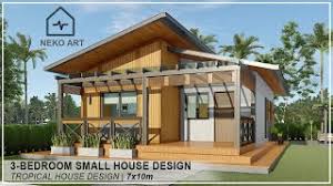 3 bedroom tropical small house design