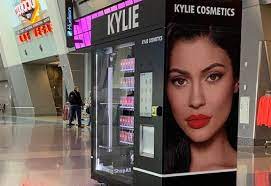 kylie cosmetics debuts airport vending