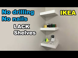 Ikea Lack Shelf No Drilling No Nails
