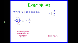 rational numbers converting fractions