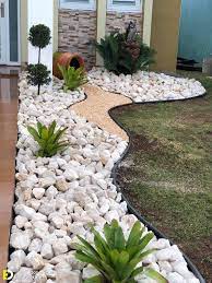 garden decoration ideas with stones for