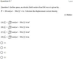 Electric Field Vector Of An Em Wave