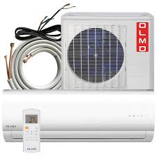 Olmo 9 000 Btu 115v Mini Split Heating And Cooling Air Conditioner System With 16 Installation Kit