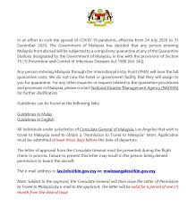 Perintah kawalan pergerakan kerajaan malaysia), commonly referred to as the mco or pkp. Letter Of Undertaking In Malaysia Cute766