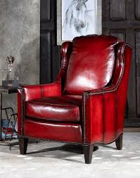 estella red leather chair fine furniture