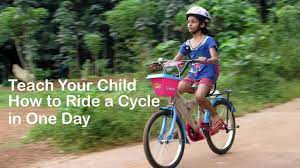teach your child to ride bike cycling