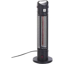 Tower Patio Heater Electric Black 1000