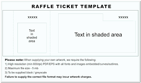 Free Printable Raffle Ticket Template Download Best Of Nice Ticket