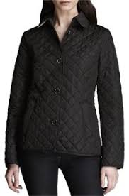 Burberry Black New No Tag Copford Quilted Jacket Coat 10 Jacket Size 8 M