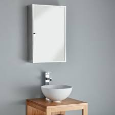 Bathroom Mirror Cabinet 400mm Monaco