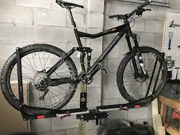 wall hitch mount for a bike rack