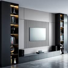 3d Rendering Modern Luxury Tv Wall