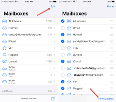 how to create suolders in mail on