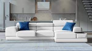 encore sectional white