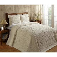 cotton tufted chenille bedspread ss