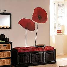 Wall Decals Poppy Decor Poppies
