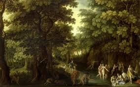 Diana and Actaeon Painting | Giuseppe Cesari Oil Paintings