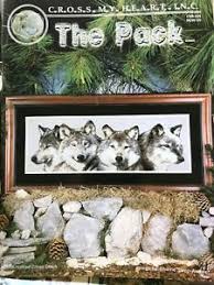 Details About The Pack Gray Wolves Wolf Counted Cross Stitch Chart Pattern Claus Rare