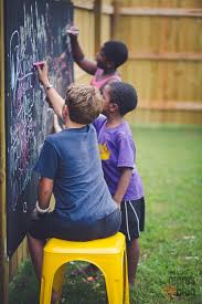 Diy Outdoor Chalkboard Wall