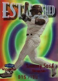 Maybe you would like to learn more about one of these? Sammy Sosa Baseball Cards
