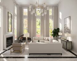 luxury all white living room