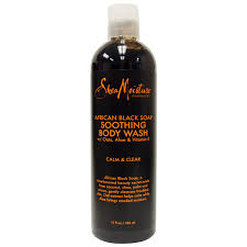 Shea Moisture African Black Soap Soothing Body Wash 13 Oz