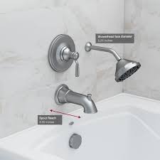 shower faucet in vibrant brushed nickel