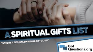 biblical spiritual gifts list