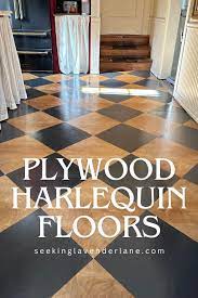 diy plywood harlequin floors seeking