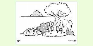 Free Garden Colouring Page To Print