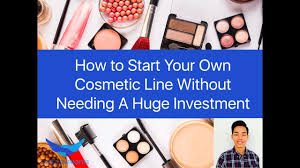own cosmetic line makeup business