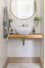 rustic modern bathroom vanity in small