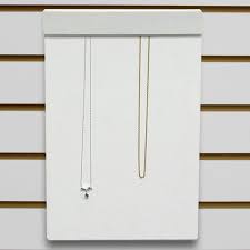 White Leatherette Jewelry Necklace