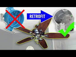 a ceiling fan retrofit junction box