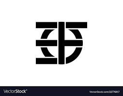 Letter E F Monogram Logo Designs Inspiration