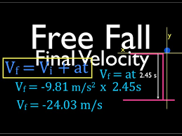 Physics Kinematics Free Fall 2 Of 12