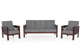 emerald wooden sofa 3 1 1 set