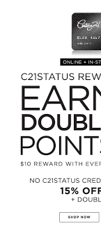Century 21 platinum mastercard® quick summary: Century21 2x C21status Rewards Earn Double Points Online In Store Ends 12 10 Milled