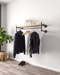 Wall Mounted Clothes Rack Wall Mounted
