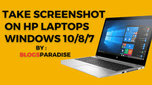 how to screenshot on hp laptop 2023